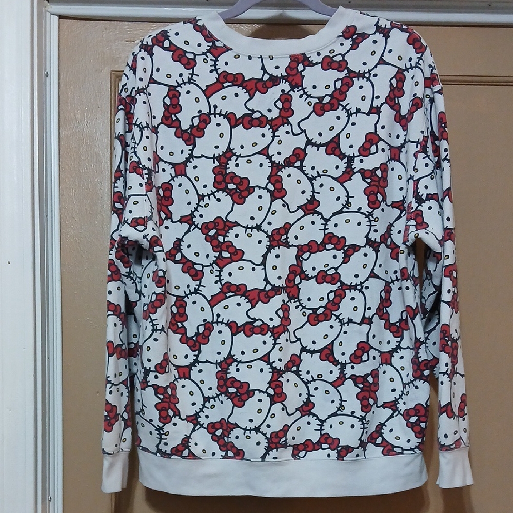 Hello Kitty White and Red Sweatshirt - Picture 2 of 4
